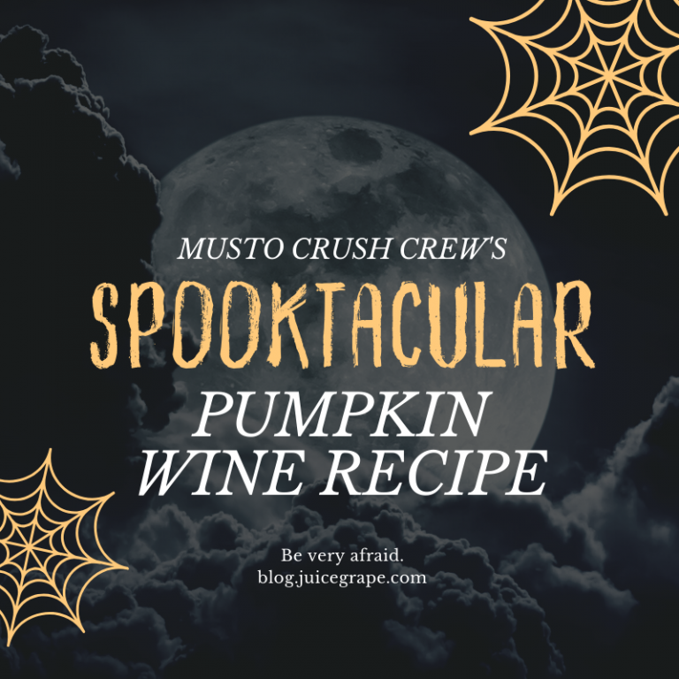 Musto Crush Crew’s Pumpkin Wine Recipe to make 6 gallons!Musto Wine