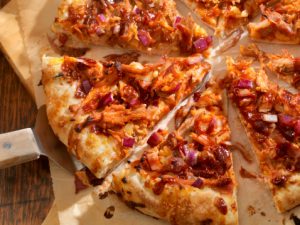 Red hot chicken mini pizzas  recipe and Riesling pairing