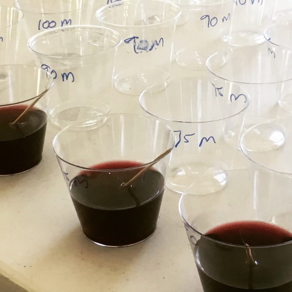 blending wine