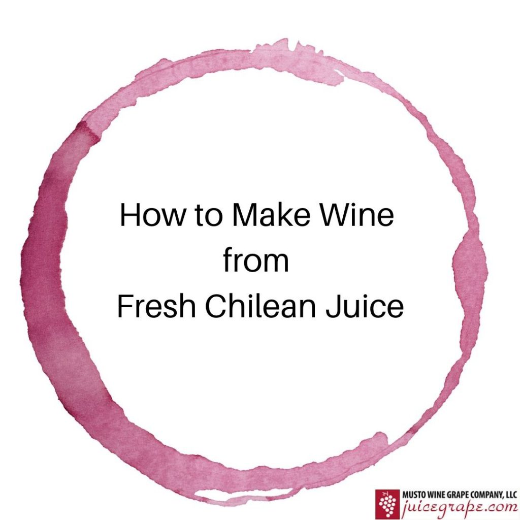 how to make wine from juice